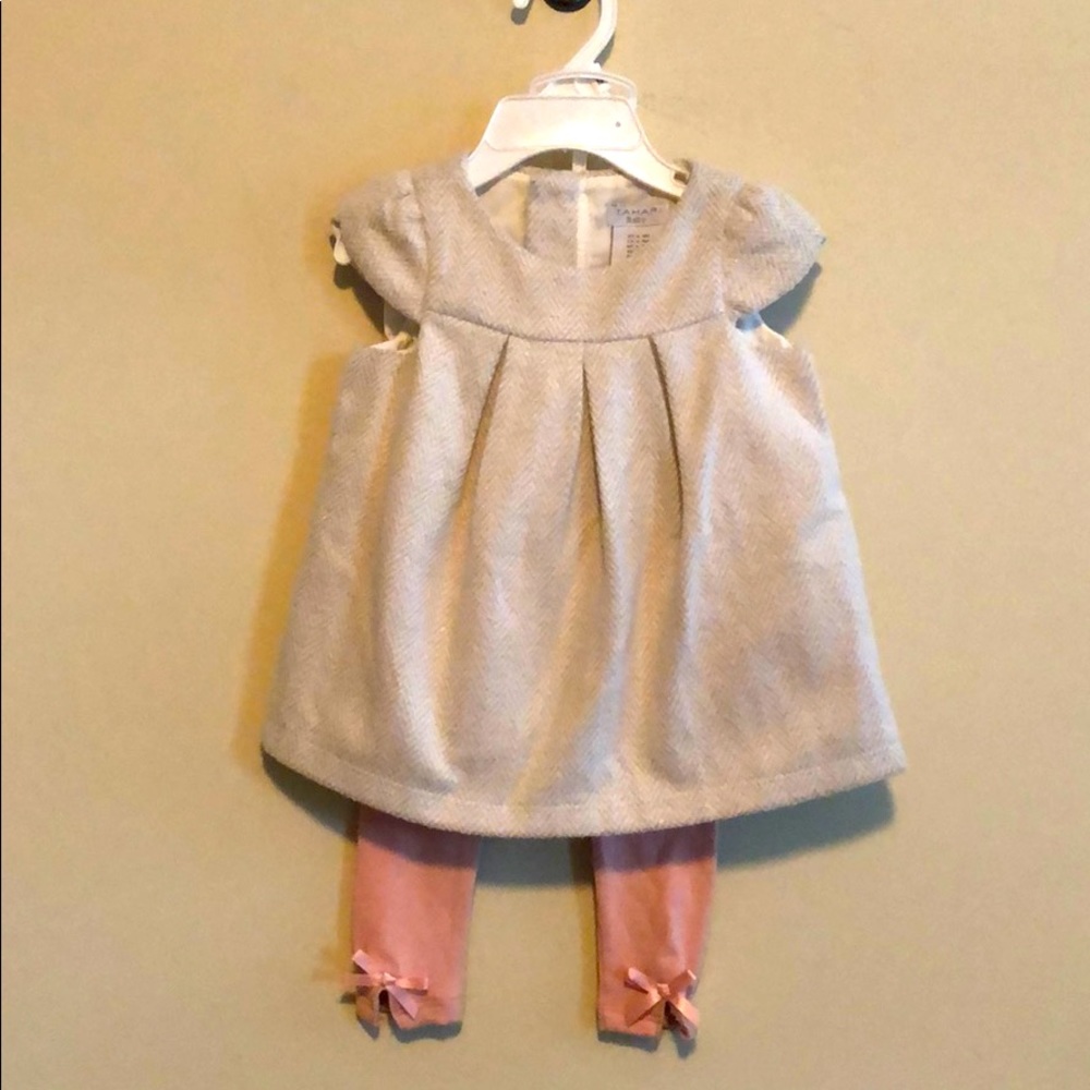 Tahari Baby dress and pants outfit